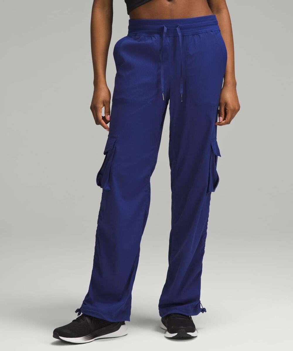 Lululemon Dance Studio Relaxed-Fit Mid-Rise Cargo Pants Larkspur Blue M